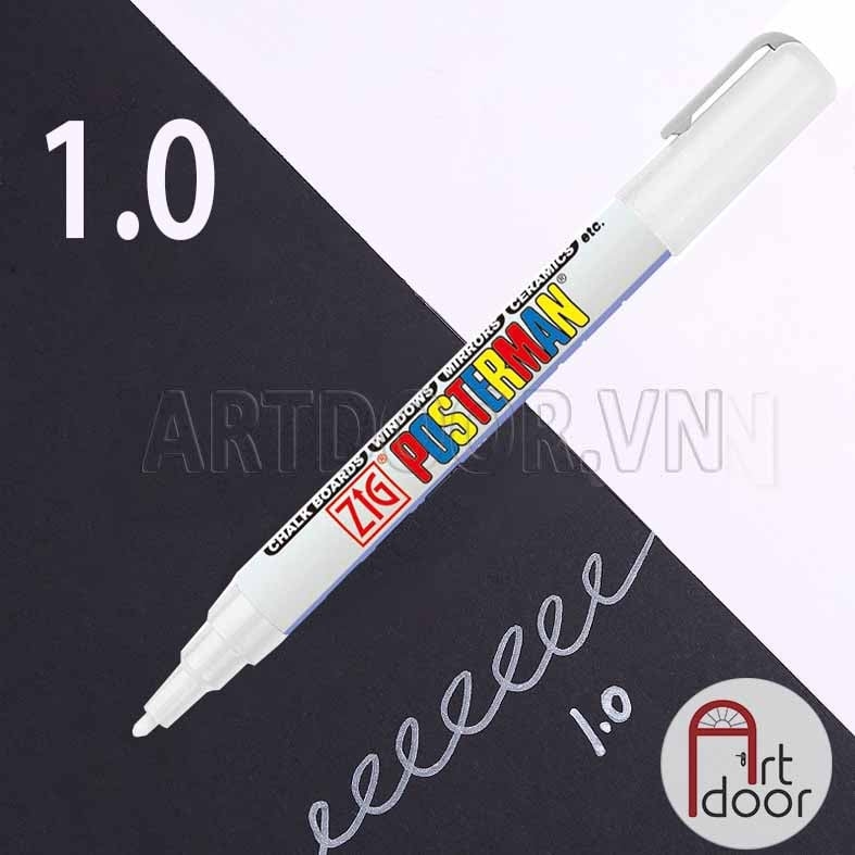 Bút sơn Acrylic KURETAKE Posterman lâu phai (hàng Nhật) vẽ vải, nhựa, kính, gỗ, đá, sứ, làm thiệp