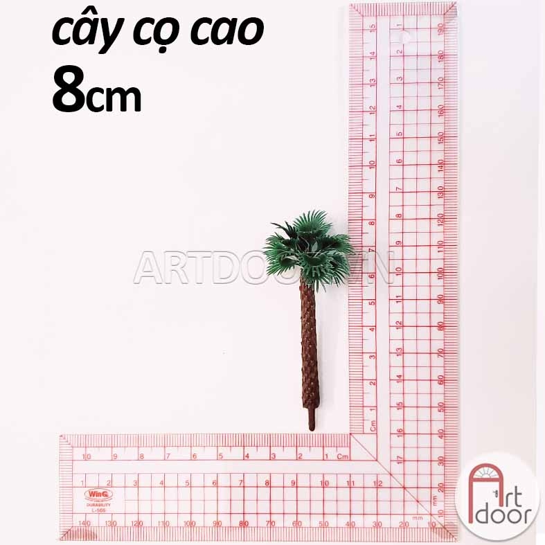 Cây mô hình Cọ, Dừa làm thủ công - [xả kho]