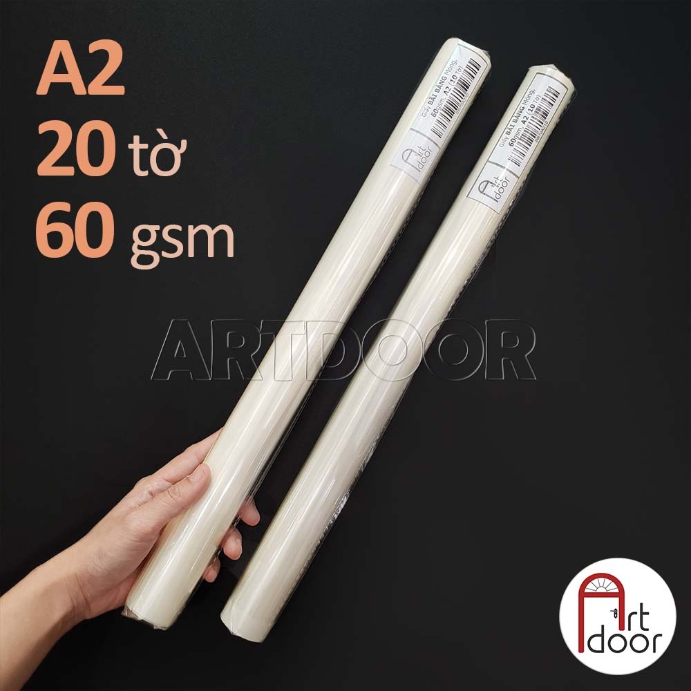 Giấy binh bài BÃI BẰNG A3/ A2  vẽ hình họa (Rất Mỏng 60gsm) vẽ nháp sau đó scan lại