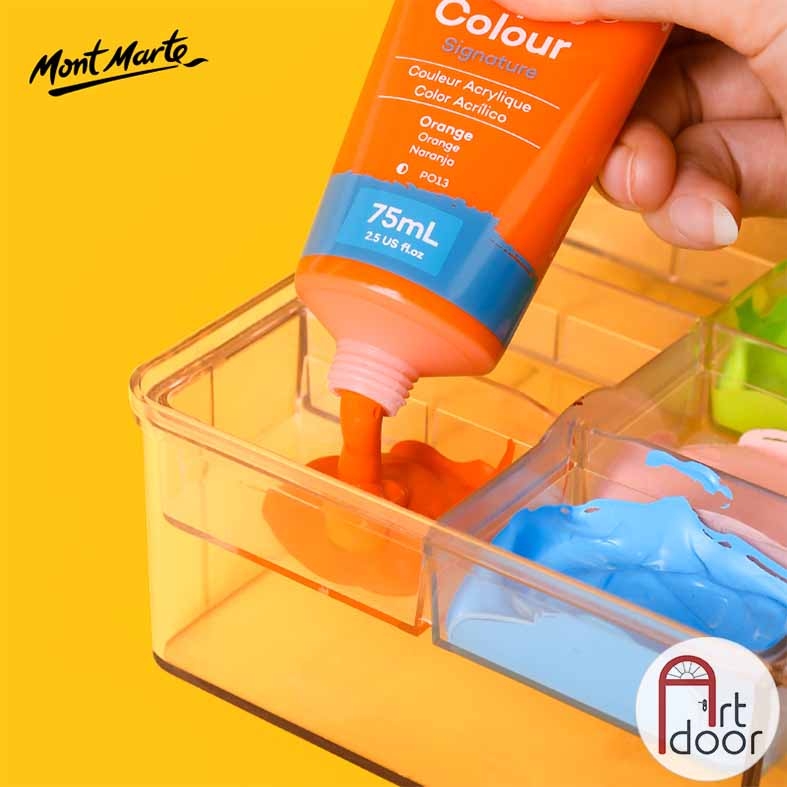 Màu vẽ Acrylic MONT MARTE Tuýp (75ml) custom áo, vải, gỗ, kính, tô tượng, đất sét, số hóa