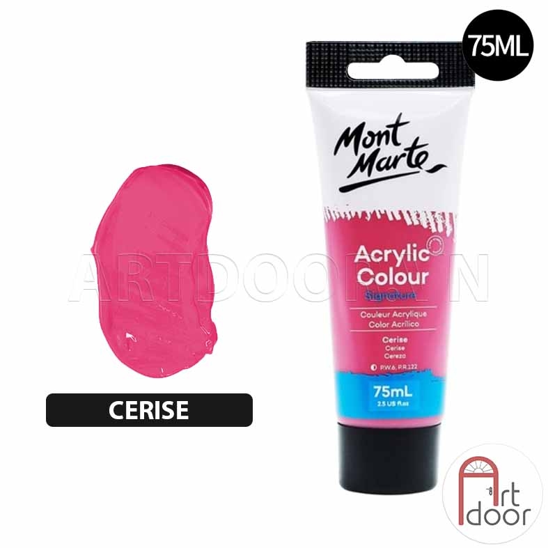 Màu vẽ Acrylic MONT MARTE Tuýp (75ml) custom áo, vải, gỗ, kính, tô tượng, đất sét, số hóa