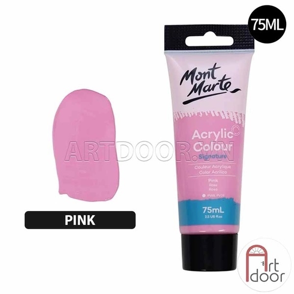 Màu vẽ Acrylic MONT MARTE Tuýp (75ml) custom áo, vải, gỗ, kính, tô tượng, đất sét, số hóa