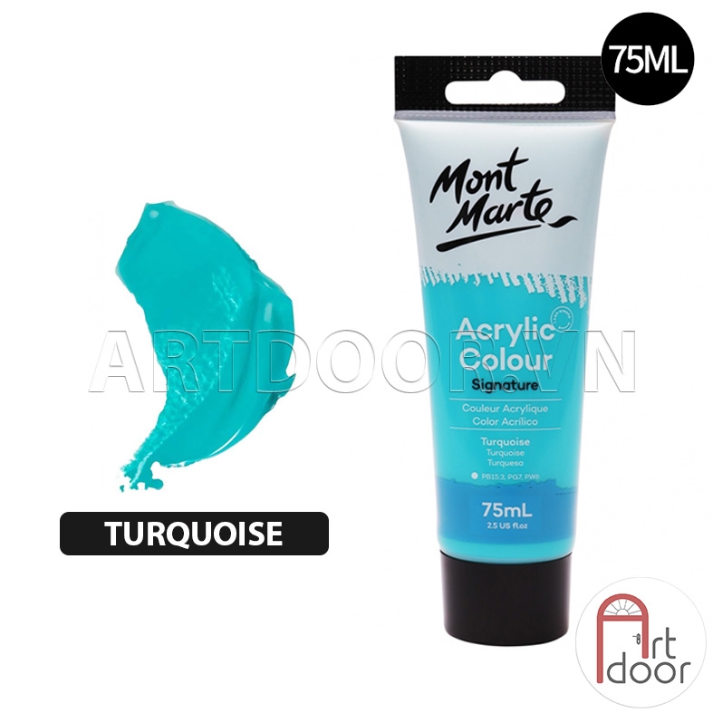 Màu vẽ Acrylic MONT MARTE Tuýp (75ml) custom áo, vải, gỗ, kính, tô tượng, đất sét, số hóa