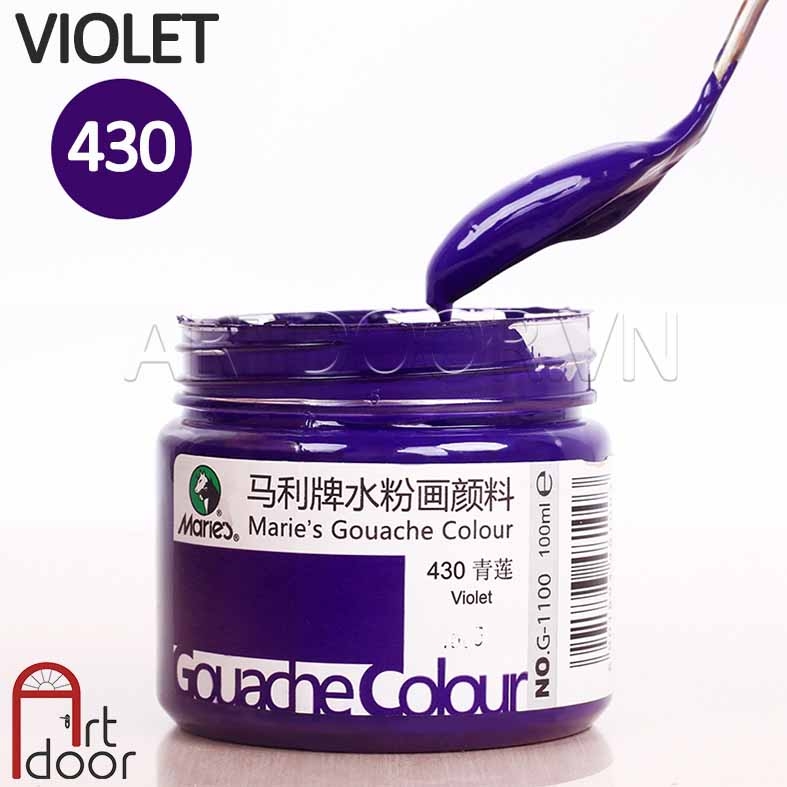 Màu vẽ Gouache MARIES Hũ lẻ (100ml)