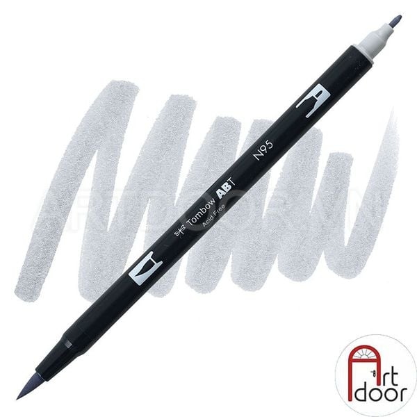 Bút màu đầu cọ TOMBOW ABT Dual Brush siêu mượt (Trắng/ Đen/ Xám) - [xả kho]