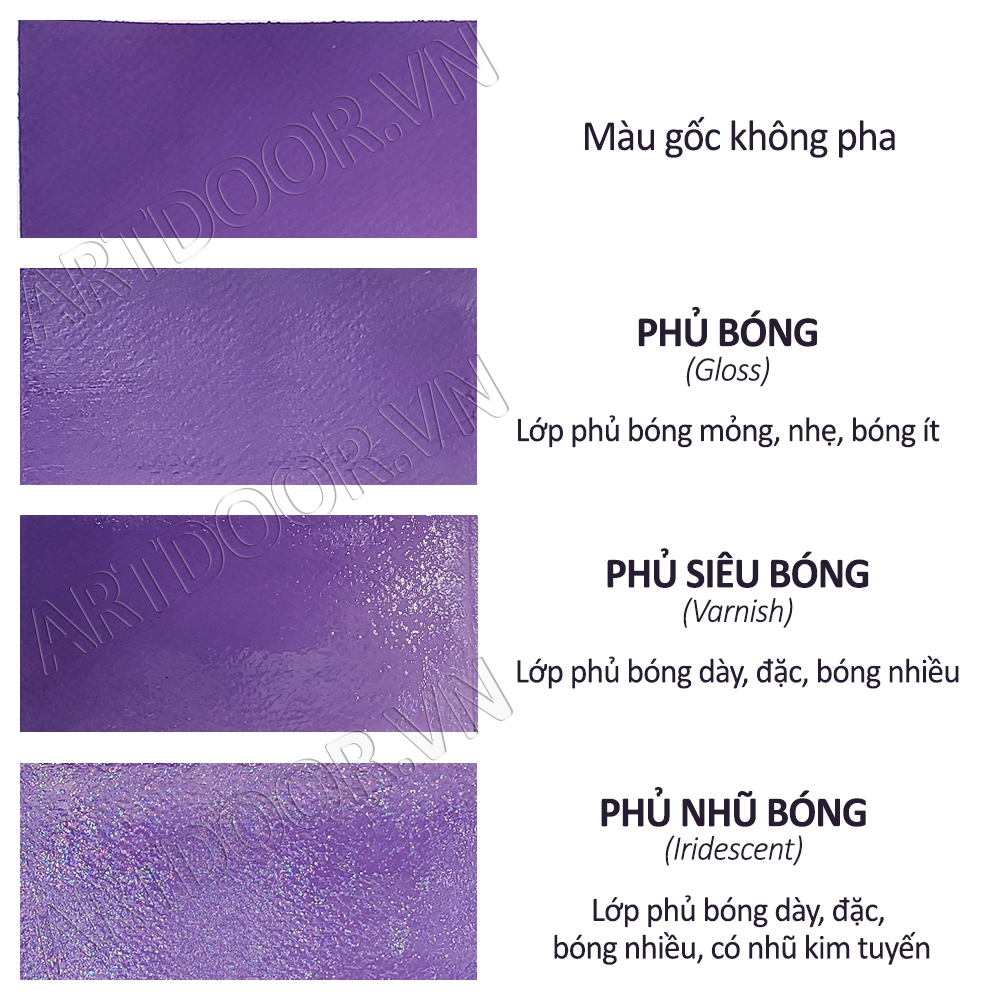 Màu vẽ Acrylic MONT MARTE (Nhũ/Vàng/Bạc) custom áo, vải, gỗ, kính, tô tượng, đất sét, số hóa