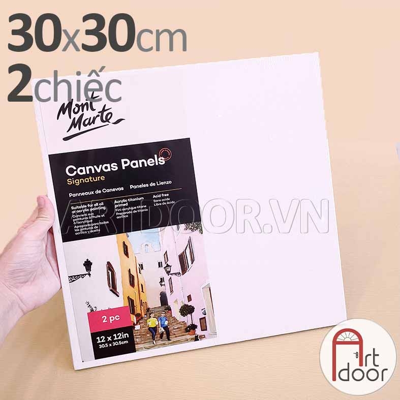 Canvas vẽ tranh MONT MARTE Panels tấm mỏng (nhiều kích thước)