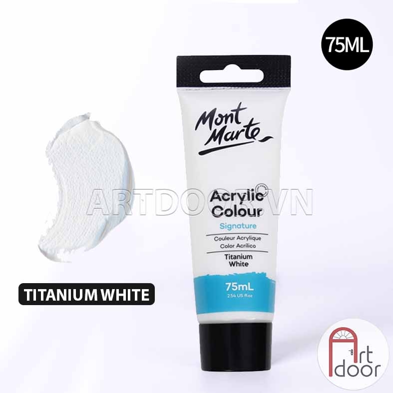 Màu vẽ Acrylic MONT MARTE Tuýp (75ml) custom áo, vải, gỗ, kính, tô tượng, đất sét, số hóa