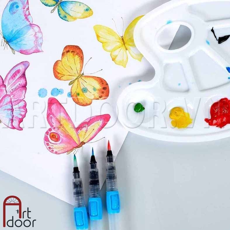 Cọ vẽ bơm nước SUPERIOR Waterbrush vẽ màu nước tiện lợi