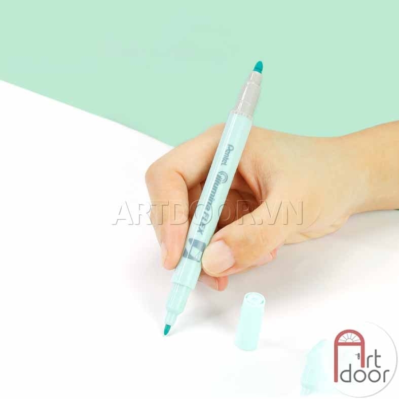 Bút màu dạ quang PENTEL Pastel (cây lẻ) - [xả kho]