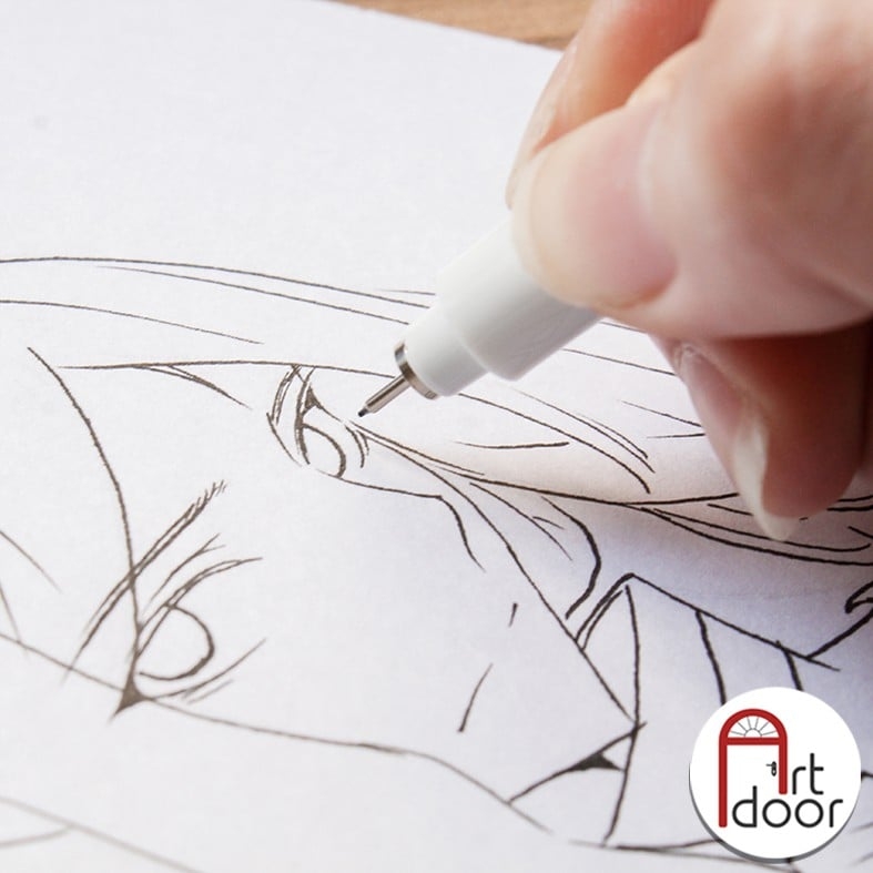 Bút line kháng nước Đen MARVY Uchida (cây lẻ)