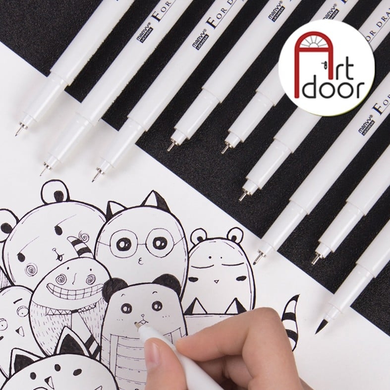 Bút line kháng nước Đen MARVY Uchida (cây lẻ)