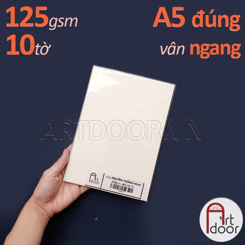 Giấy vẽ chì CANSON Truyền Thống mỏng 125gsm (vân ngang)