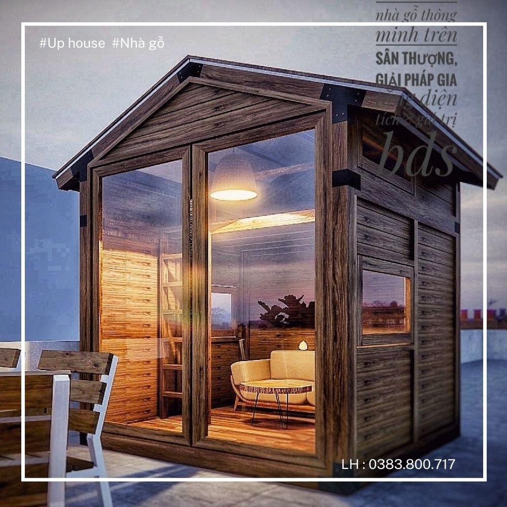 nhà gỗ 100 triệu