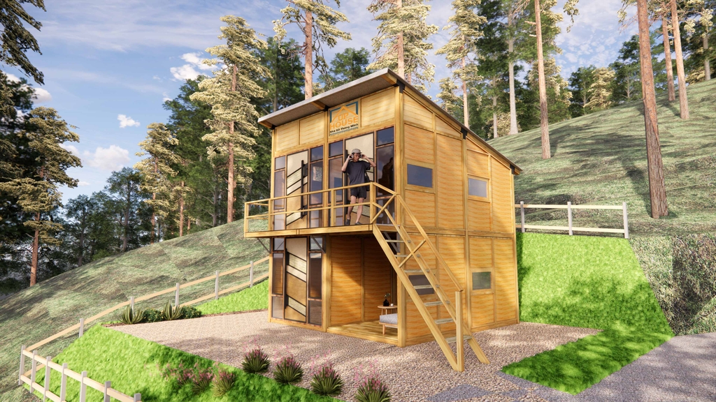 nhà gỗ 100 triệu