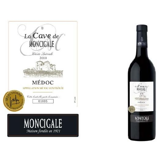 Rượu vang Pháp La Cave de Moncigale Medoc AOC