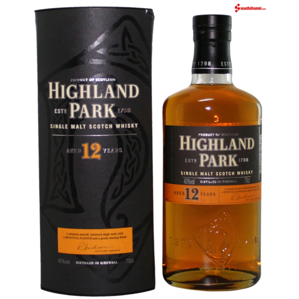 Rượu Highland Park 12 năm