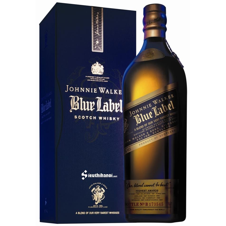 Johnnie Walker Blue Label - Mẫu cũ