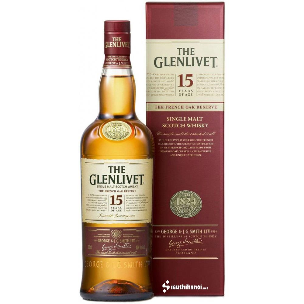 Glenlivet 15 năm 700ml