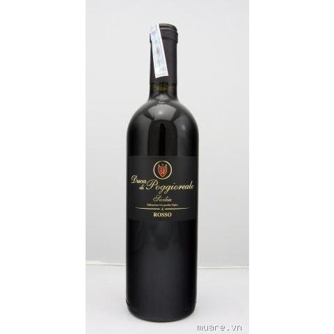 Rượu vang ý Duca Di Poggioreale-Rosso 2005