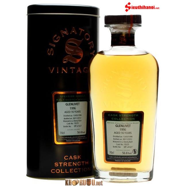 Rượu Signatory Glenlivet 16 năm