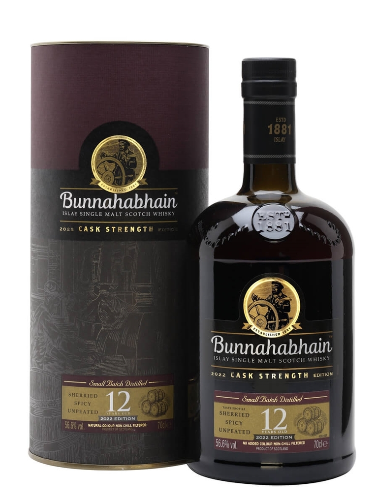 Bunnahabhain 12 Năm - Cask Strength 2022 Release