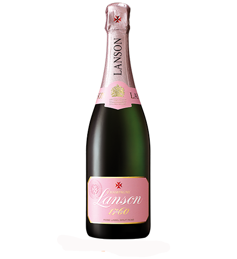 Champagne Lanson Rose Label ( Brut)