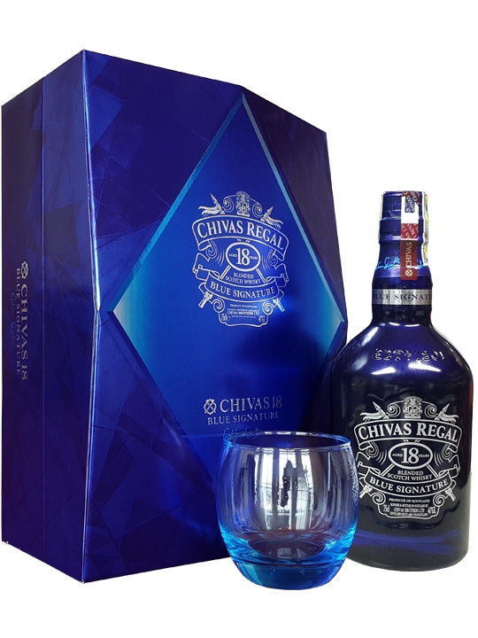 Rượu Chivas 18 Blue Signature  - Hộp quà