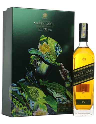 Rượu Johnnie walker green 15 năm - Hộp quà