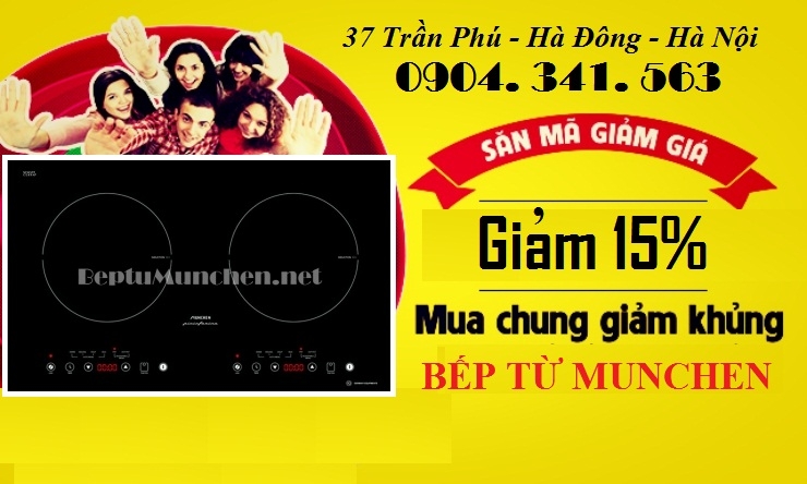 Ưu đãi giảm giá khi mua bếp từ Munchen