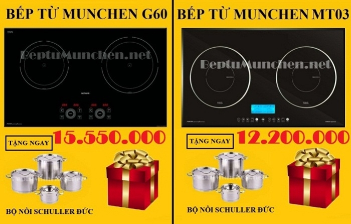 Mua bếp từ Munchen được khuyến mãi những gì?