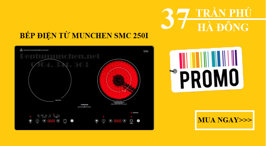 Bếp điện từ Munchen SMC 250I có phải hàng Trung Quốc ?