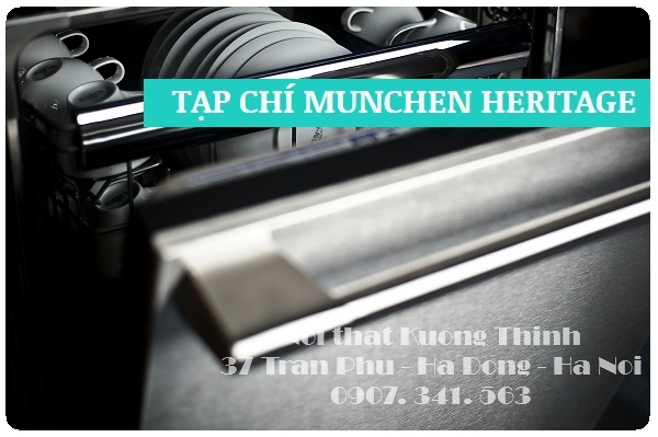 Những hình ảnh đẹp lạ của máy rửa bát trên Tạp chí Munchen Heritage