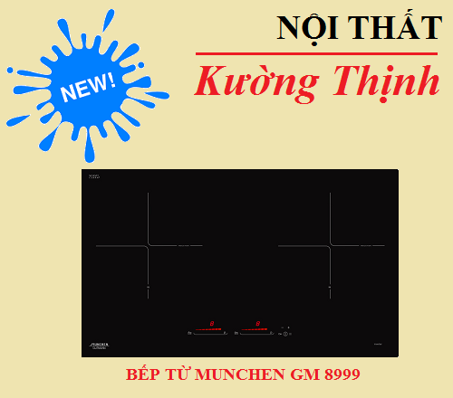 Bếp từ Munchen GM 8999 bước đột phá từ thiết kế đến tính năng