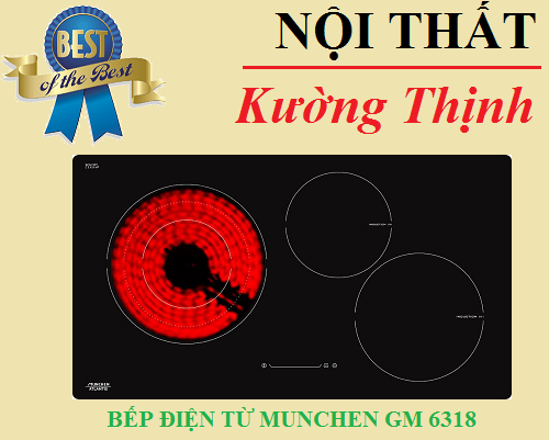 Đại lý bán bếp điện từ Munchen GM 6318 chính hãng