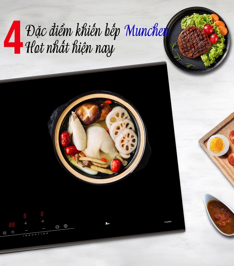 4 Đặc điểm khiến bếp từ Munchen trở nên hot nhất thị trường