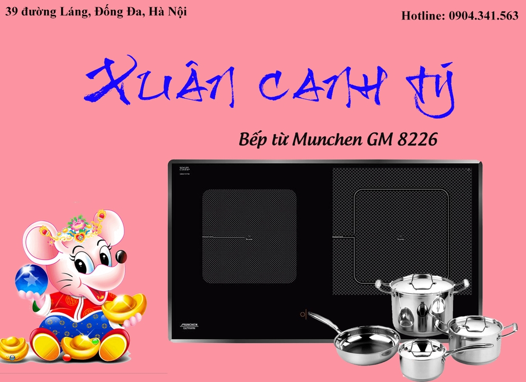 Không ngờ bếp Munchen GM 8226 lại hữu ích như vậy!
