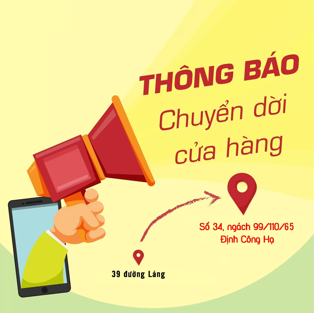 Thông Báo: Bếp từ Munchen chuyển đổi địa điểm Kinh Doanh