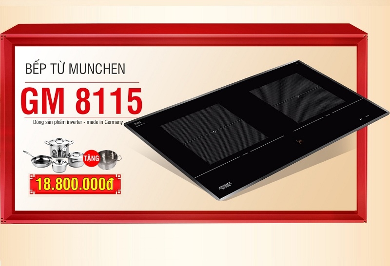 Mua bếp từ Munchen GM 8115 thời điểm này được khuyến mại những gì?