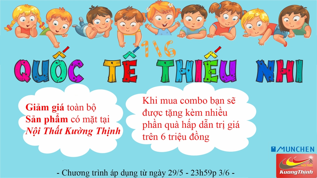 Tết thiếu nhi giảm giá cực lớn, chương trình có hạn hãy nhanh tay nhé