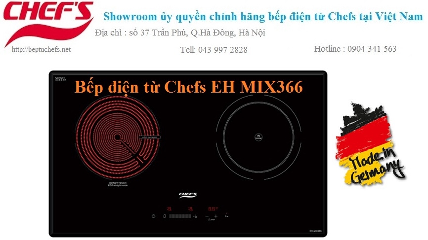 Bếp điện từ Chefs eh mix366 hơn 16 triệu đồng có đáng mua ?