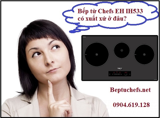 Xuất xứ của bếp từ Chefs EH IH533