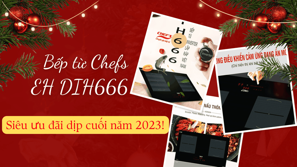 Bếp từ Chefs EH DIH666 giảm giá cực