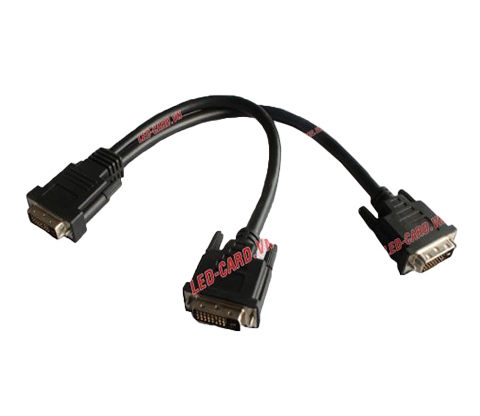 DVI 1 to 2 splitter cable (male to male)