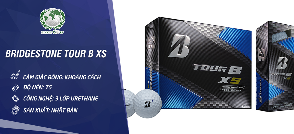 Bóng golf Bridestone Tour B XS