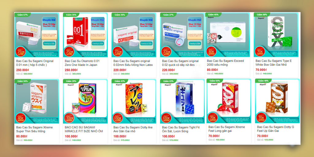 bảng-giá-các-loại-bao-cao-su-sagami-chính-hãng