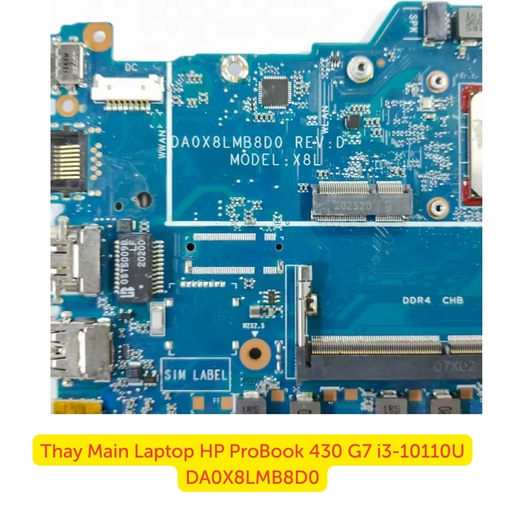 Thay Main Laptop HP ProBook 430 G7 i3-10110U DA0X8LMB8D0