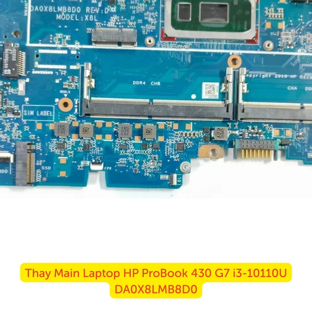 Thay Main Laptop HP ProBook 430 G7 i3-10110U DA0X8LMB8D0