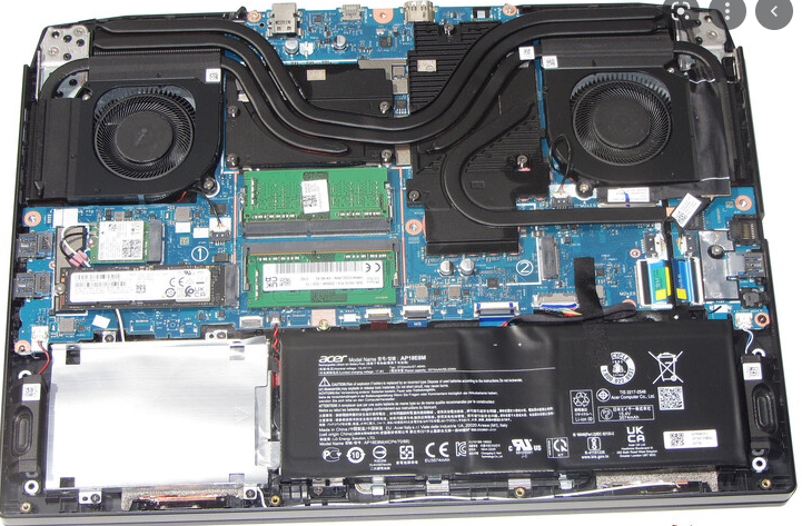 Main Acer Nitro 5 AN515-58 CPU i5-12500H VGA RTX3050 LA-L973P