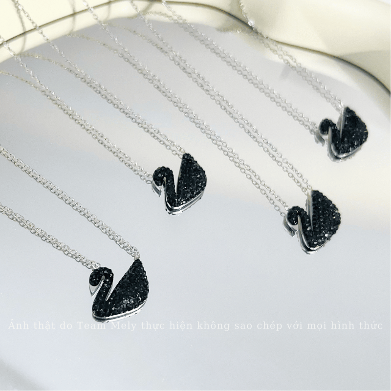 Dây chuyền Thép Titan không gỉ thiên nga đen TN01